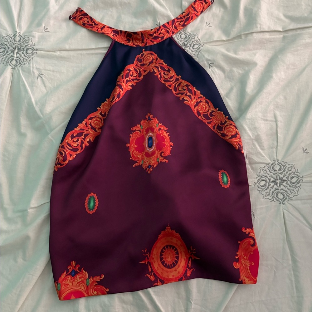 Marciano Purple and Orange Top